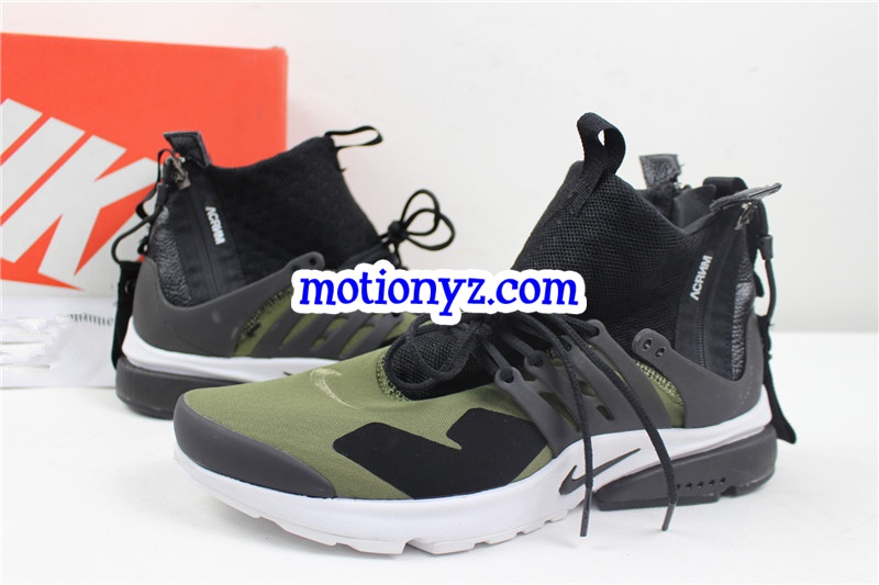 Nike Air Presto Black Mid Olive Green